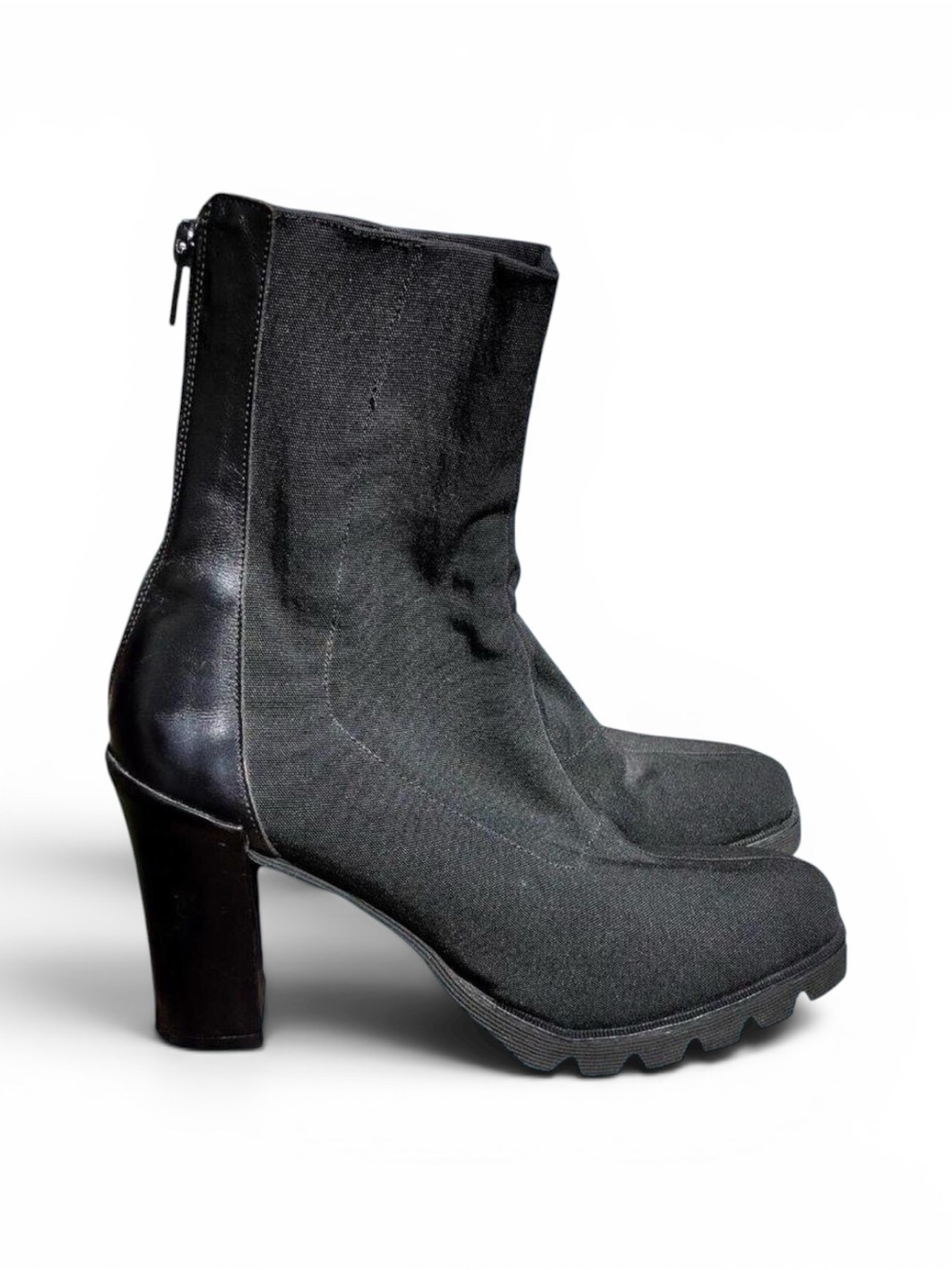 Black Women's Heeled Ankle Boots